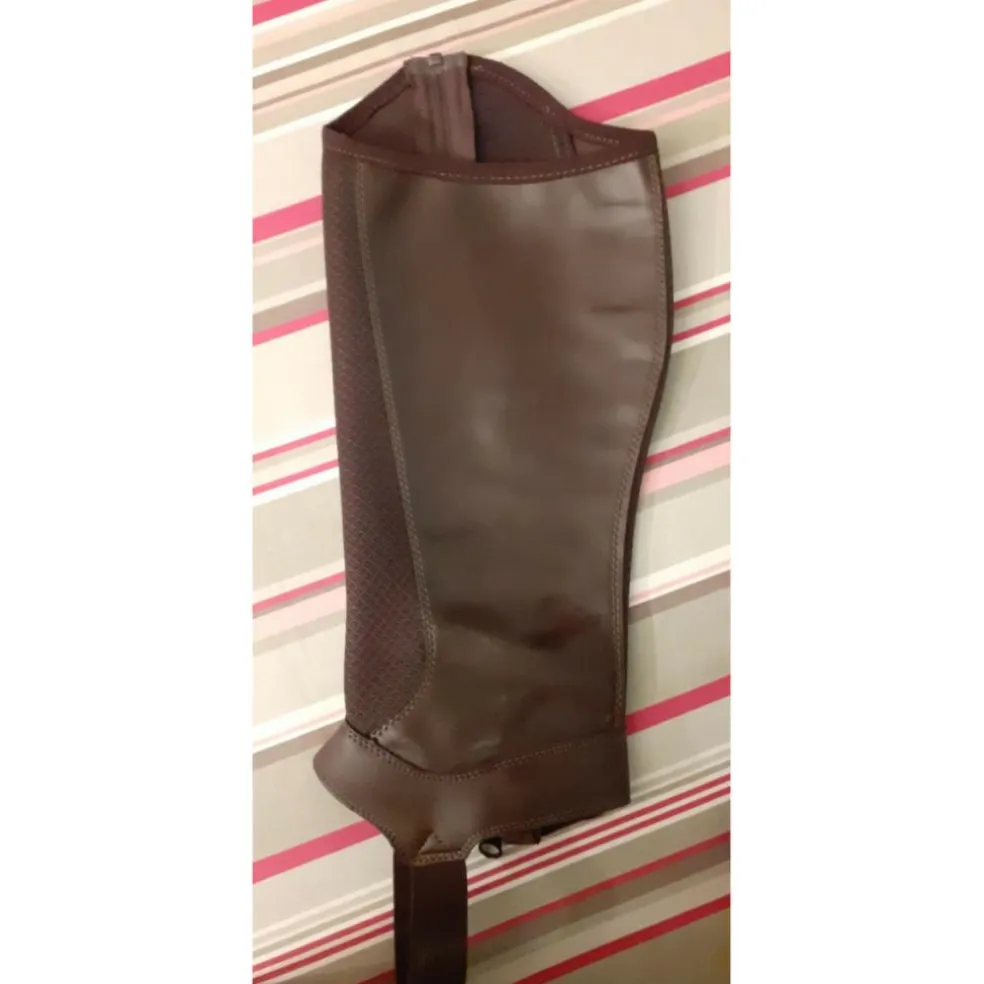 Chaps Équitation adulte 100 mesh marron