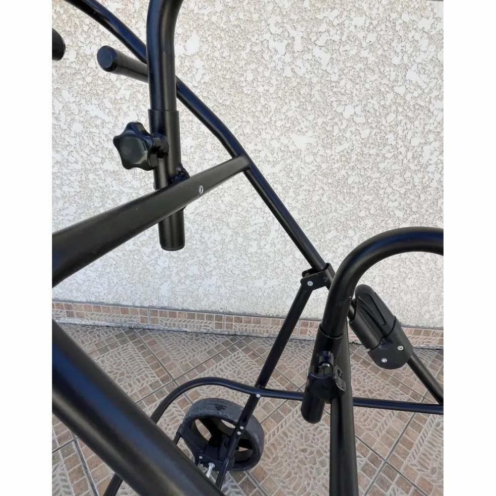 Chariot Porte-selle double pliable Inatake noir