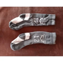 Chaussettes noir et rose