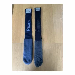 Chaussettes Pikeur laine noires et bleues