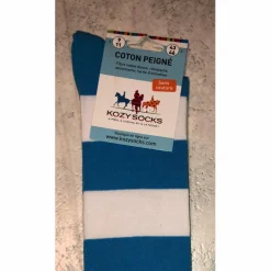 Chaussettes rayées grande taille