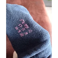 Chaussettes rose et noir