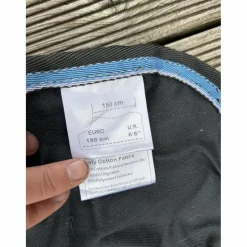 Chemise coton equitheme bleue gris
