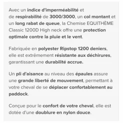 Chemise extérieure Tyrex 1200D marron chocolat