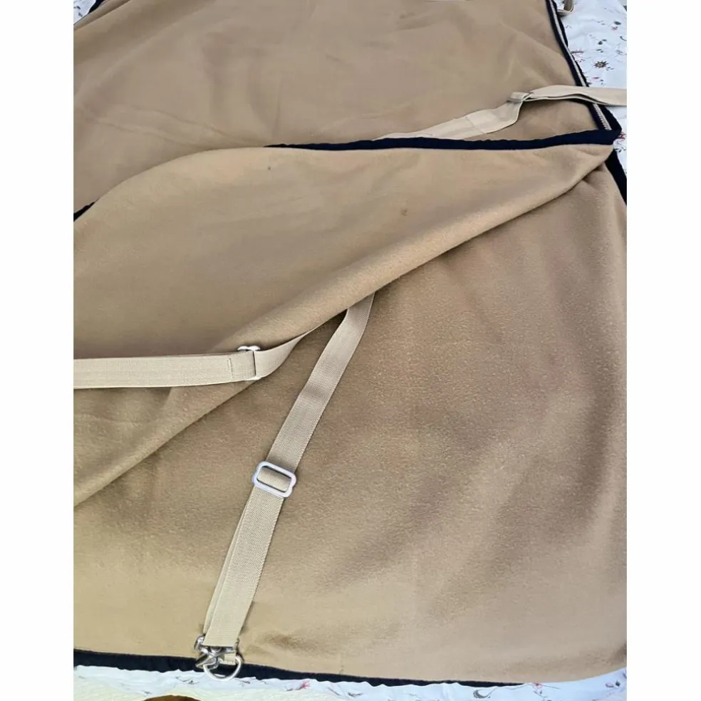 Chemise polaire avec sangles croisées beige 155 CM