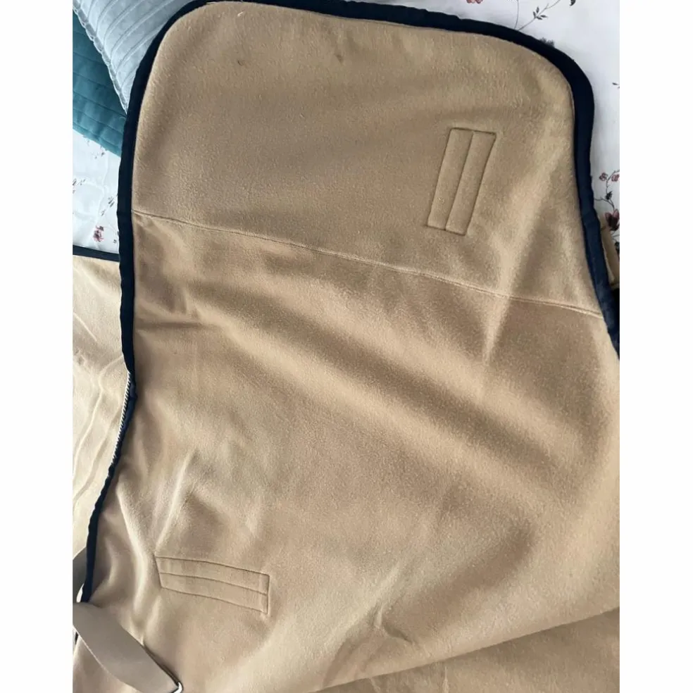 Chemise polaire avec sangles croisées beige 155 CM