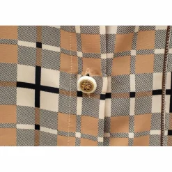 Chemisier motif équestre - jockey - vintage - équitation - Taille M
