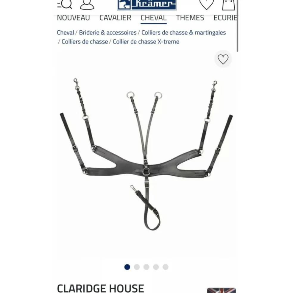 Collier de chasse & martingale
