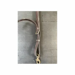 Collier de chasse cheval cuir marron