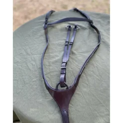 Collier de chasse cheval cuir marron
