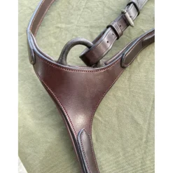 Collier de chasse cheval cuir marron