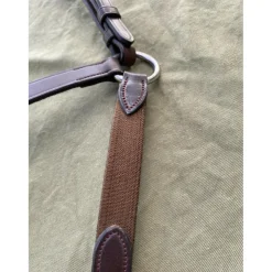 Collier de chasse cheval cuir marron