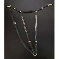 Collier de chasse cuir et élastiques