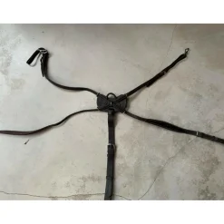 Collier de chasse Dyon 5 points Taille poney marron, bon état