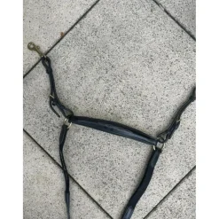 Collier de chasse en cuir noir Chetak