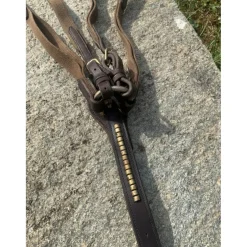 Collier de chasse en cuir chetak (taille cheval)