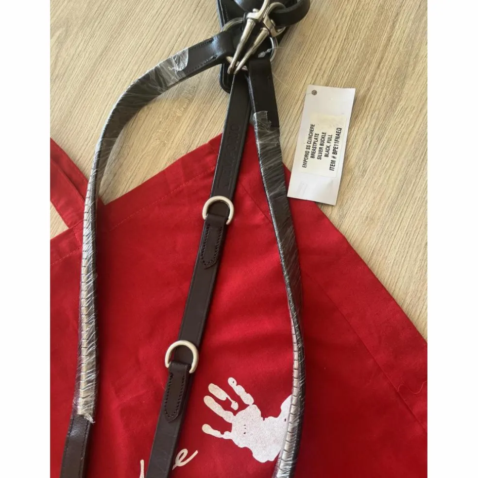 Collier de chasse en Y, avec martingale, détails clincher, Équipe Emporio