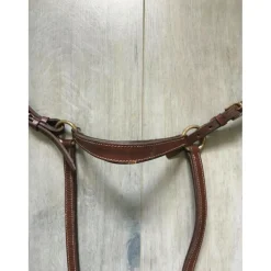 Collier de chasse FORESTIER cuir marron - Taille cheval
