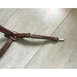 Collier de chasse FORESTIER cuir marron - Taille cheval