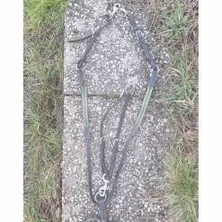 Collier de chasse élastique + martingale taille cob/pur sang