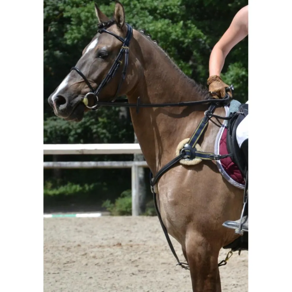 COLLIER DE CHASSE ÉLASTIQUE C.S.O. "CONFORT" CHEVAL