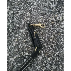 Collier de chasse noir et beige