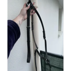 Collier de chasse noir taille cheval