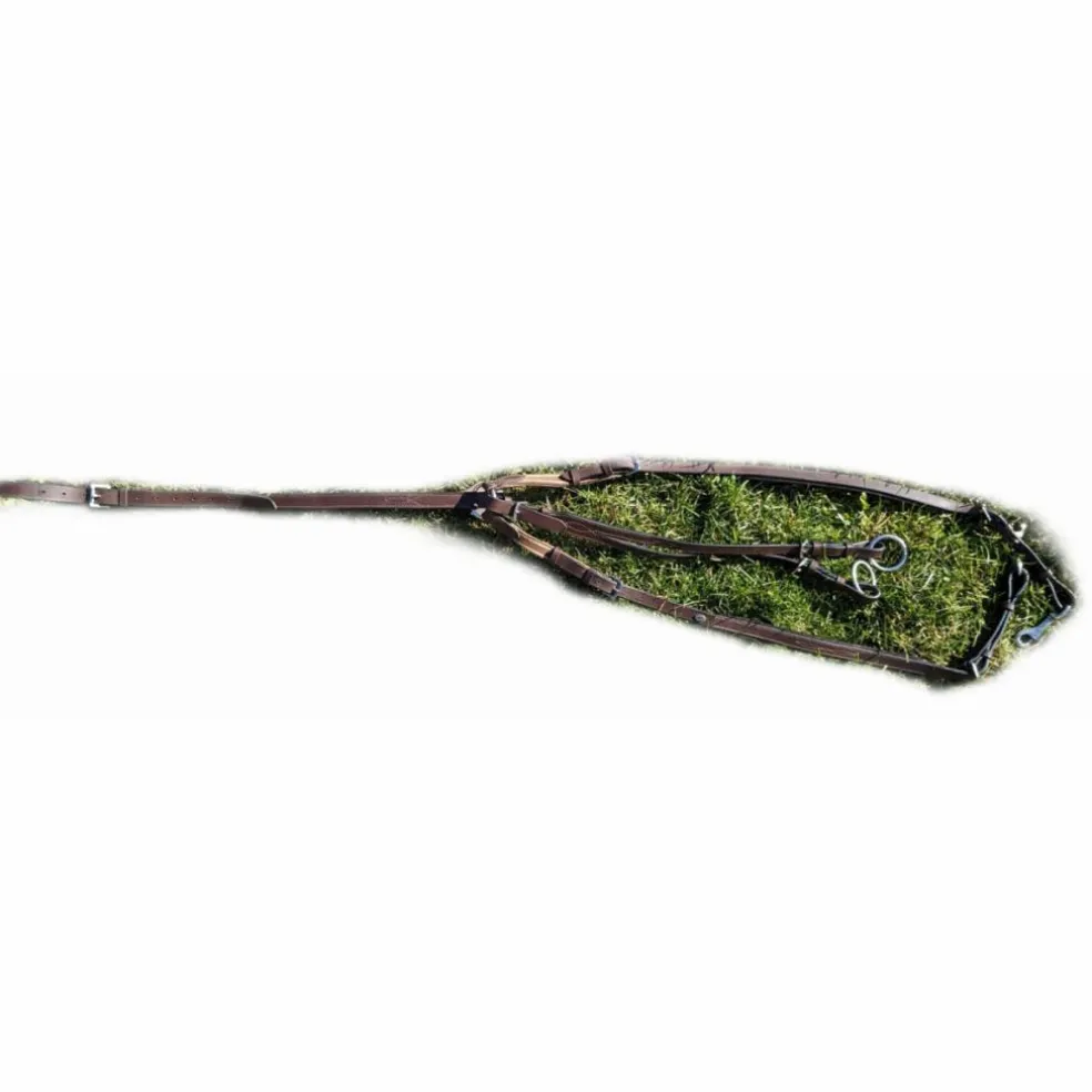 Collier de chasse T Cheval cuir élastiques Lamicell