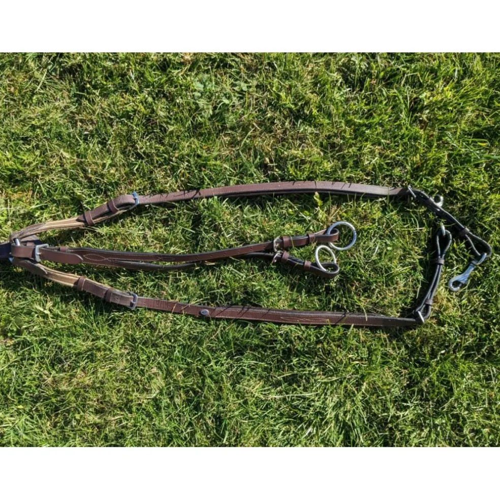 Collier de chasse T Cheval cuir élastiques Lamicell