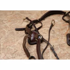 Collier de chasse Time Rider marron taille cheval