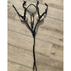 Collier de chasse/martingale 5 points avec mouton