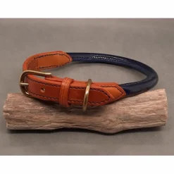 Collier de chien cuir rond
