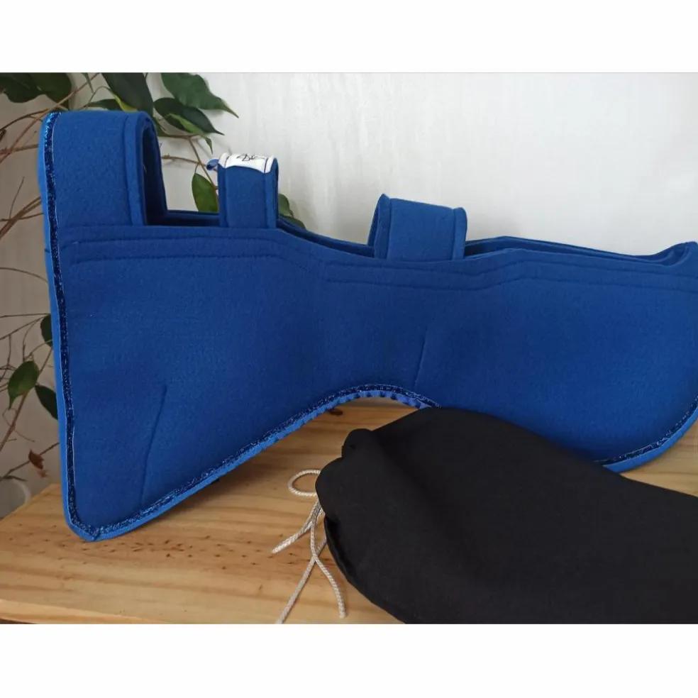 Compensateur paillette bleu roi dressage