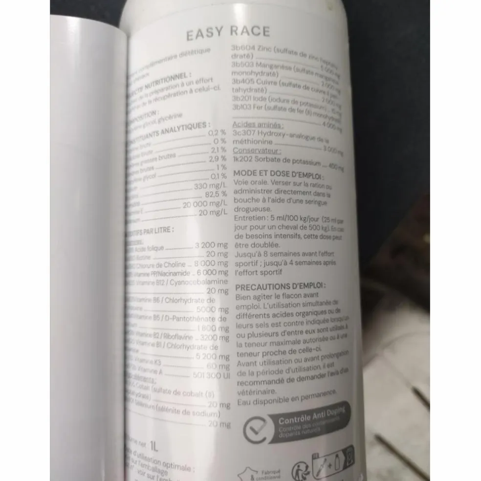 Complément alimentaire Easyrace