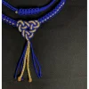 Cordelette bleu et or