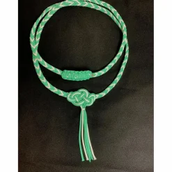 cordelette verte et blanche