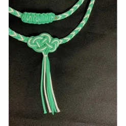 cordelette verte et blanche