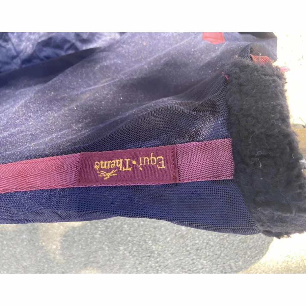 Couverture anti-mouche Equithème 6’9 bleue