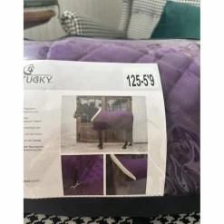 Couverture d’écurie violette