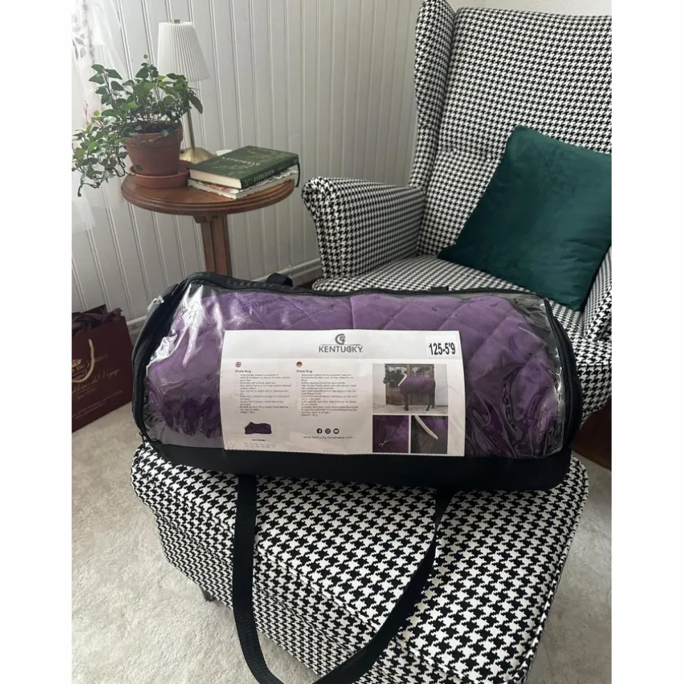Couverture d’écurie violette