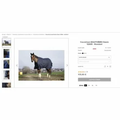 Couverture equitheme Classic 50g