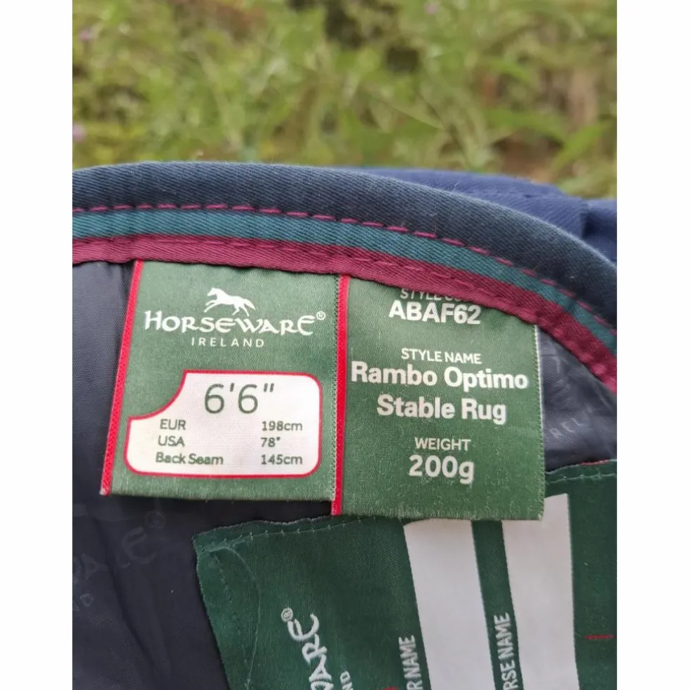 Couverture Horseware Rambo Optimo
