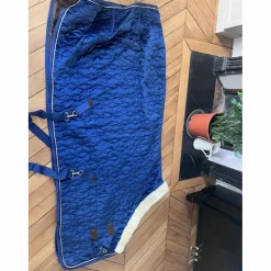 Couverture velvet Kentucky bleue