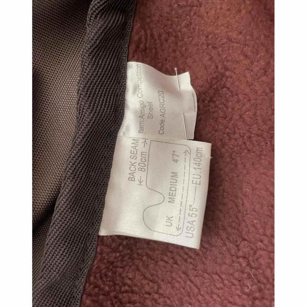Couvre rein Horseware Amigo impermeable doublé polaire 140cm