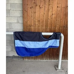 Couvre Rein imperméable rayures bleu