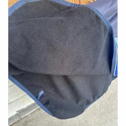 Couvre Rein imperméable rayures bleu