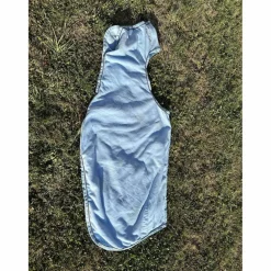 couvre rein polaire bleu ciel equitheme