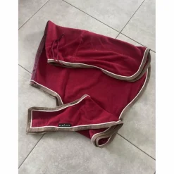 couvre rein polaire rouge équitheme