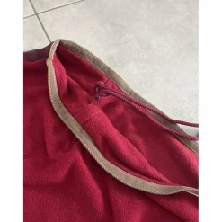 couvre rein polaire rouge équitheme