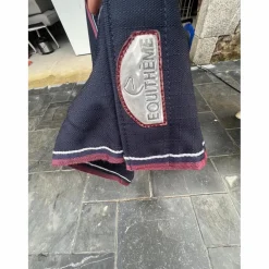 Couvre reins bleu/Bordeaux Equitheme